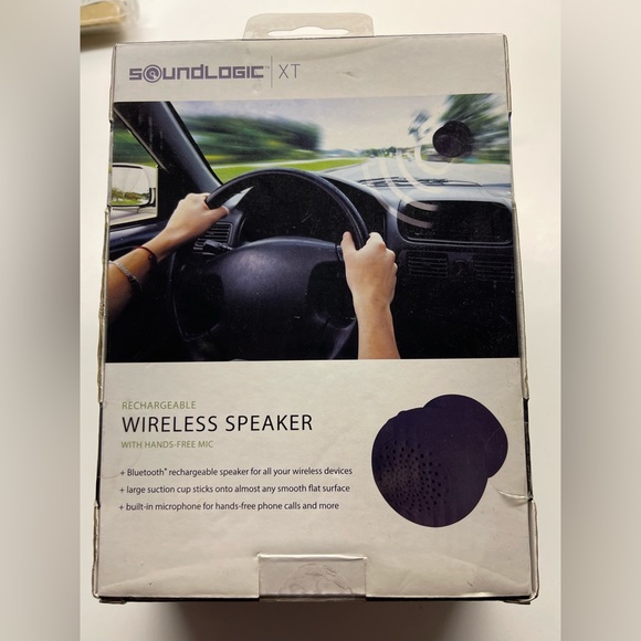 Soundlogic Bluetooth Rechargeable Wireless Suction Speaker - XT Black - Picture 3 of 5